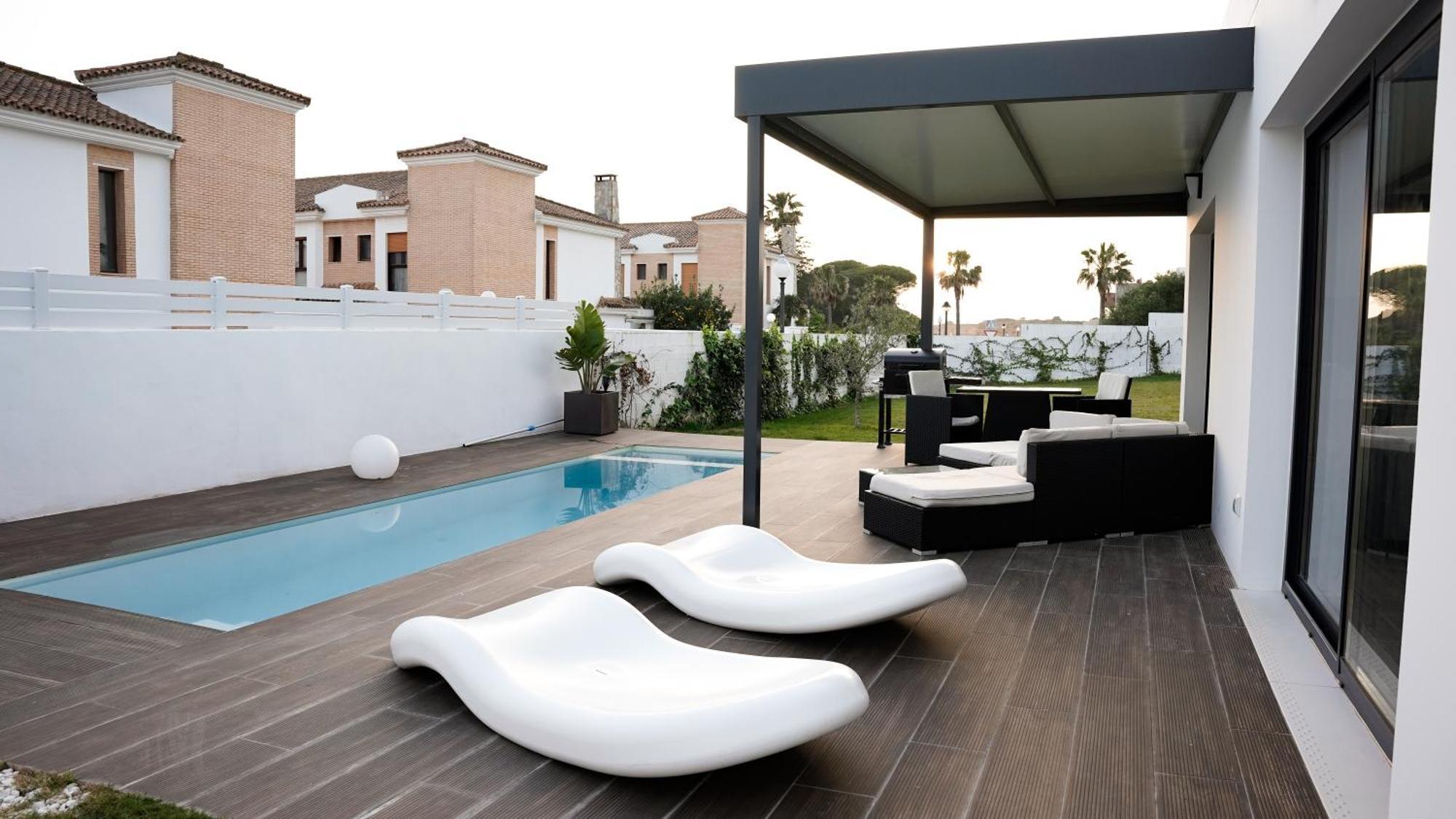 Villa Anyway Conil Un Lujo Frente Al Mar Conil De La Frontera Bagian luar foto